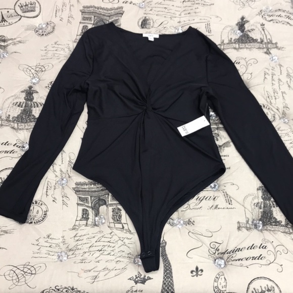 Bar III Twisted Thong Bodysuit - Picture 2 of 5